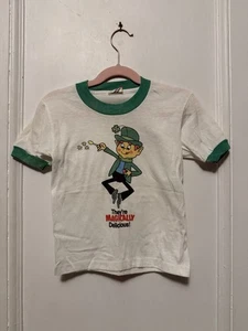 Vtg 1982 Lucky Charms Children’s Ringer T-shirt Size 6-8 Rare Htf Junior Stars - Picture 1 of 11
