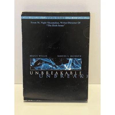 Unbreakable Vista Series DVD Bruce Willis Samuel L. Jackson M. Night Shyamalan - Image 1 of 4