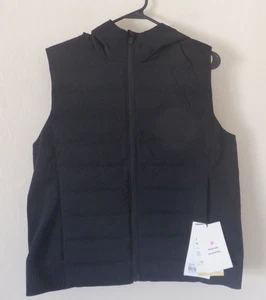 Lululemon Damen Down And Around All 700-Fill Weste schwarz Größe 12 neu mit Etikett - Bild 1 von 3