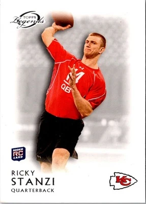 2011 Topps Gridiron Legends Ricky Stanzi #135 Kansas City Chiefs Football Card - Image 1 of 2