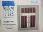 Top of the Window Tiers Donahue Grommet Curtain Valance 56" x 14" Paprika