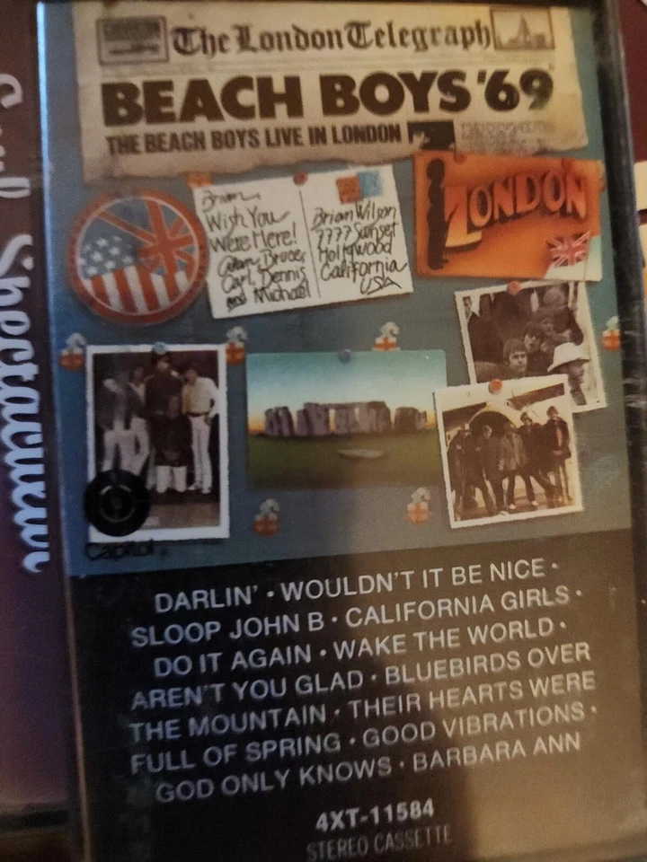 Beach Boys ‘69 Live In London Cassette Tape - Image 1 of 1