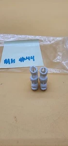 Barbie open toe pearl white shoes heels with bows wedding / formal - Picture 1 of 4