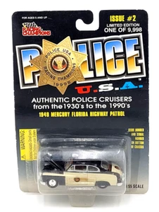 1998 Racing Champions Police U.S.A. 1949 Mercury Florida Highway Patrol #46 - Picture 1 of 7