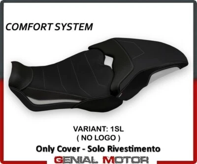 Victoria 2 Comfort Saddle Cover Silver (SL)T.I. Honda CB 1000 R 2018>2021 - Image 1 of 2