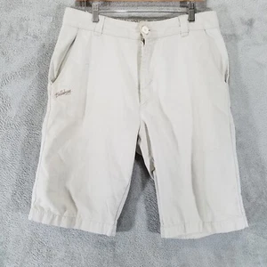 Pantalones cortos chinos Billabong para hombre 32 caqui beige frente plano playa surf - Imagen 1 de 11