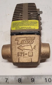 TACO GOLD SERIES 571-2 Zone Valve 2 Way 3/4” Sweat with 24 Volt Power Head - Picture 1 of 9