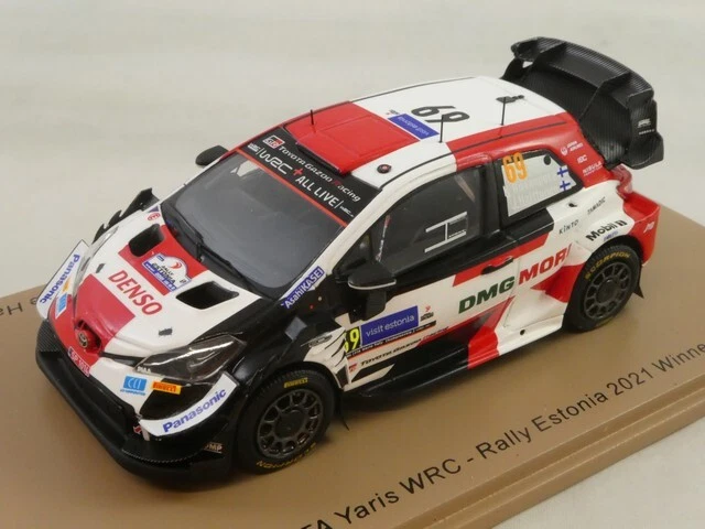 Spark Toyota Yaris WRC #69 Rovanpera winner Rally Estonia 2021 1/43 S6594