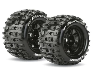 LOUISE MFT MT 3.8 Pioneer Reifen 1/8 auf Offset Felge Monster Truck LOUT3321BH . - Bild 1 von 1
