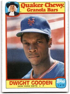 1986 TOPPS QUAKER GRANOLA #2 DWIGHT GOODEN NM-MT METS - Picture 1 of 2