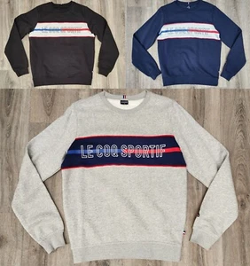 NWT Men's Le Coq Sportif 'Theodore' Crew Neck Sweater/ Jumper #137817 - Picture 1 of 12
