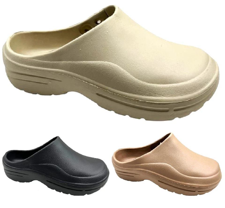 SANDALI DONNA INFERMIERE GIARDINO SPIAGGIA OSPEDALE DONNA ZOCCOLI MULI PANTOFOLE - Immagine 1 di 1