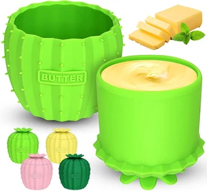 Butter Crock with Lid for Countertop,French Butter Keeper Dish Holder with Lid f - Picture 1 of 12