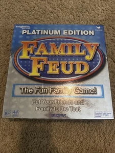 FAMILY FEUD PLATINUM EDITION Board Game + DISNEY FAMILY FEUD 100% COMPLETE 2018 - Picture 1 of 3