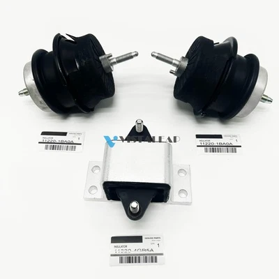 3PCS Front L & R Engine & Rear Trans Mount For Infiniti FX35 FX35 QX70 09-17 Foto 1 de 4