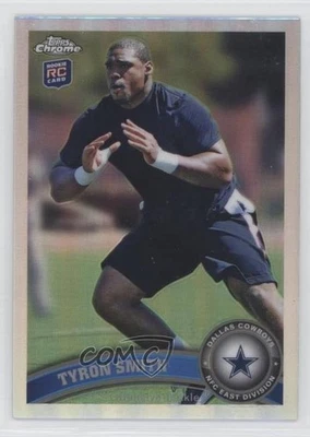 2011 Topps Chrome Refractor Tyron Smith #38 Rookie RC - Image 1 of 2