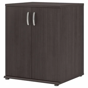 Bush Business Furniture Universal 34" Floor Storage Cabinet with 2 Shelves Storm - Picture 1 of 9