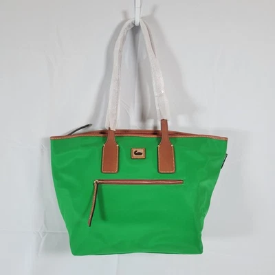 Dooney & Bourke Странник Келли зеленый сумка с короткими ручками Hobo наплечная сумка нейлона новый с Ярлыками читать Desc - Изображение 1 из 4