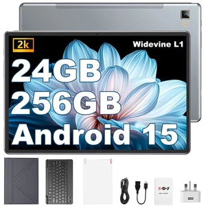 Android 15 Tablet 256GB ROM (1TB TF) 11 inch 5G WiFi 8000mah 13MP Dual Camera 2K - Picture 1 of 33