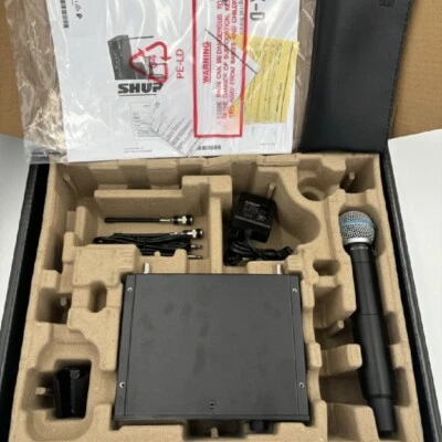 Nuevo sistema vocal inalámbrico portátil con micrófonos BETA58 Express SLXD4/Beta58A Foto 1 de 4