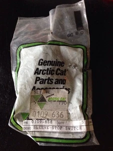 Arctic Cat Snowmobile Sleeve Stop Switch 0109-636 Nos Vintage - Picture 1 of 2