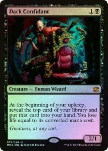 Dark Confidant - Foil 75/249 Near Mint MTG Modern Masters 2015 - Image 1 of 1