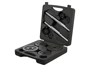 Kit d'haltères courts CRIVIT, 20 kg, avec valise - Produit B comme neuf - Photo 1/7