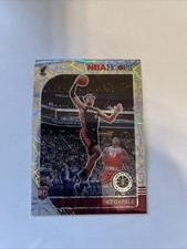 2019-20 nba hoops premium stock kz okpala lazer prizm rookie card #226
