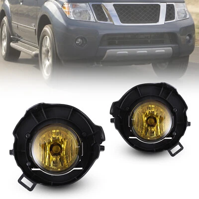 Fog Light Yellow for 2005-2009 Nissan Frontier Driving Front Bumper Driving Lamp - Изображение 1 из 4