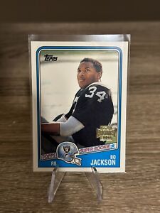 2001 Topps Archives Bo Jackson Rookie Card RC Reprint #327 Oakland Raiders NFL