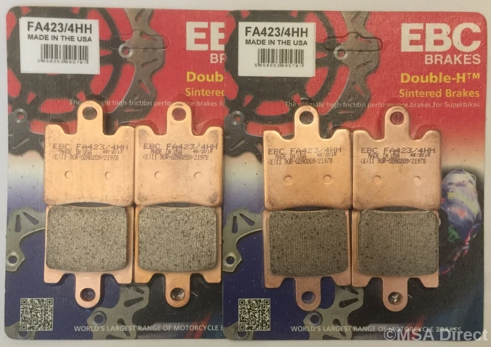 EBC Sintered FRONT Disc Brake Pads (2 Sets) Fits YAMAHA FJR1300 (2006 to 2024) - Image 1 of 1