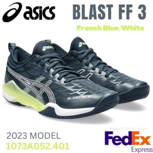 Asics Indoor Court Handball shoes French Blue/White 1073A052 401 Unisex NEW!! - Picture 1 of 11