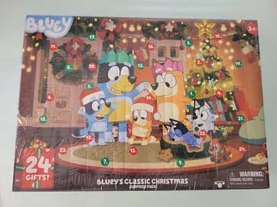 NEW Bluey Classic Christmas Surprise Pack Advent Calendar Countdown Holiday 2023 - Image 1 of 4