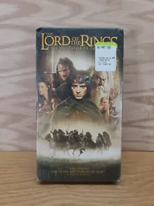Lord Of The Rings: The Fellowship Of The Ring (VHS, 2001) - Foto 1 di 12