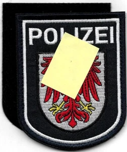 Polizei ÄLTERES Klett Abzeichen BRANDENBURG Patch Polizeiabzeichen POTSDAM - Bild 1 von 3