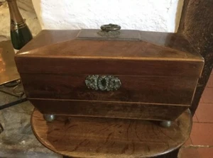 Regency Teedose Box Schmucktruhe Schatulle Box - Bild 1 von 12