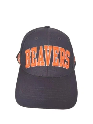 OREGON STATE BEAVERS Gorra Negra Auténtica NCAA Equipo de Fútbol Universitario Spellout Foto 1 de 4
