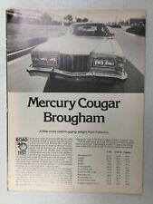 MISC1795 Vintage Article Road Test 1977 Mercury Cougar Brougham Jan 1977 4 page