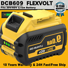 9Ah Lithium Battery For Dewalt 20V 60V Max Flexvolt Dcb609 Dcb606 Replacement