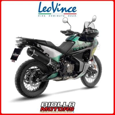 14414EB POT D'ÉCHAPPEMENT LEOVINCE HUSQVARNA NORDEN 901 2023 - LV ONE EVO BLACK  - Photo 1/4