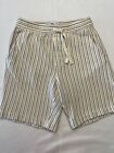 Size M Zara Textured Striped Bermuda Shorts Inseam 8” #9