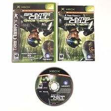 Xbox Splinter Cell Chaos Theory Microsoft 2005 Marker On Disc Tom Clancy