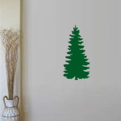 Calcomanía adhesiva troquelada de árbol de cedro para arte impermeable decoración puerta pared hogar ventanas Foto 1 de 4