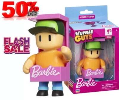 "Figura de acción Stumble Guys edición limitada Barbie Fan Guy 4,5""" Foto 1 de 4
