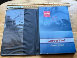 🏴 Original 1995 GMC TRUCK JIMMY SUV 🏴 OWNER'S MANUAL 🏴 and CASE - Bild 1 von 4