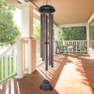 Sympathy Wind Chimes Outdoor Large Deep Tone 36" Handmade Large Wind Chimes - Picture 1 of 6