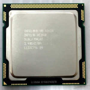 CPU Intel Xeon X3430 Quad-Core 2.4GHz 6MB LGA1156 SLBLJ Processor - Picture 1 of 2
