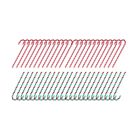 2X(48Pcs Christmas Plastic Fake Candy Canes Twisted Toy Crutch For2241