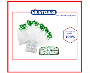 KIT VK220/VK220S 6 SACCHETTI + 1 FILTRO PROTEZIONE MOTORE + 6 PROFUMATORI - Foto 1 di 1