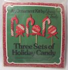 Yours Truly Three Sets of Holiday Candy (6) Ornament Sewing Kit